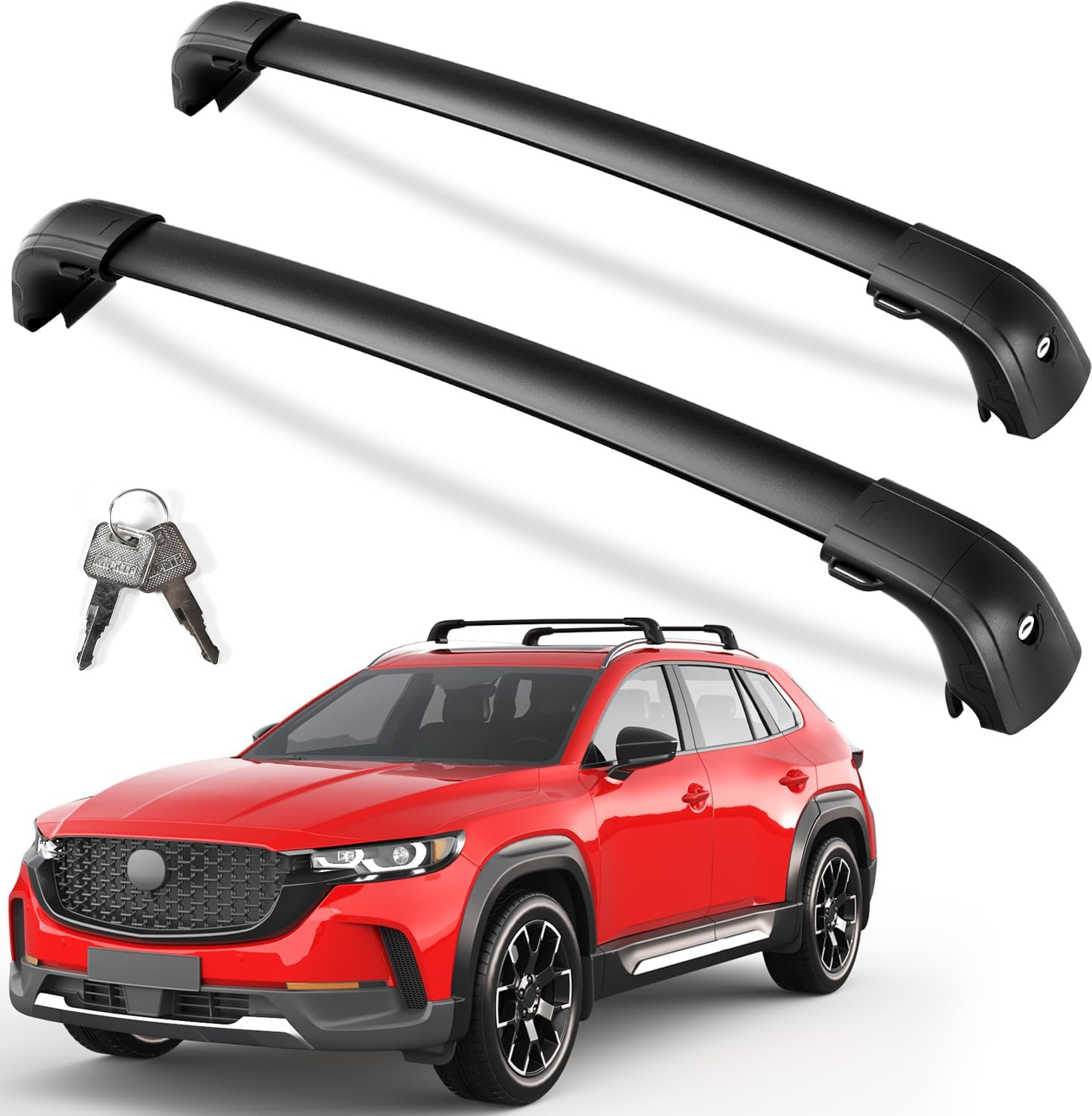 KINGGERI Roof Rack Cross Bars for Mazda CX50 2023 2024 2025