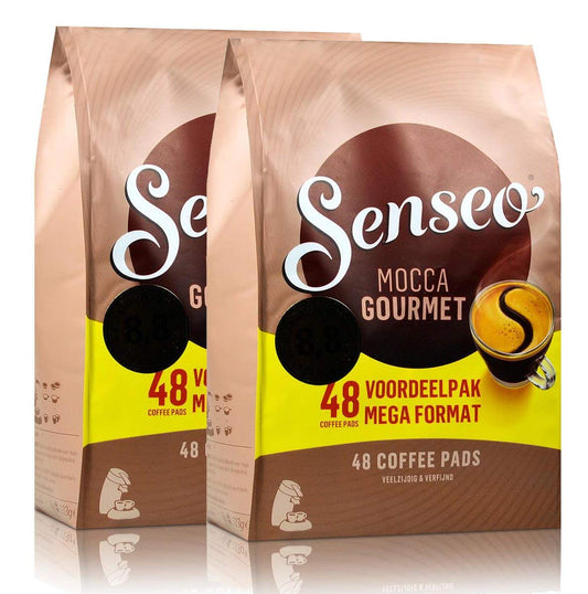 Senseo Mocca Gourmet Light Roast Coffee Pods for Smooth Flavor