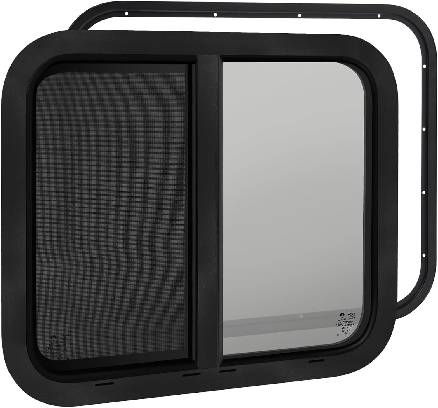 RV Window Replacement for Cargo Trailer - 30inW x 24inH Size