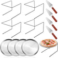 Yiyiring 12 Pcs Pizza Stand Set for Perfect Parties