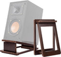 Tilted Desktop Speaker Stands Pair for 3ft-5ft Speakers - Improved