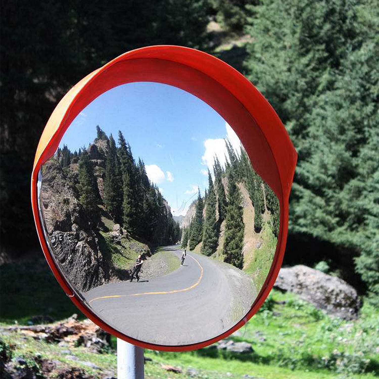 18 Inch Convex Mirror for Blind Spot and Wide View Security