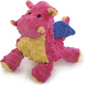 goDog Bubble Plush Dragons Squeaky Dog Toy, Chew Guard Technology