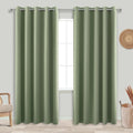 KOUFALL Blackout Curtains 72 in Wide Extra Thick Sage Green