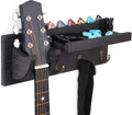 Guitar Wall Hanger Guitar Holder Wood Mount with Pick Shelf - Vintage