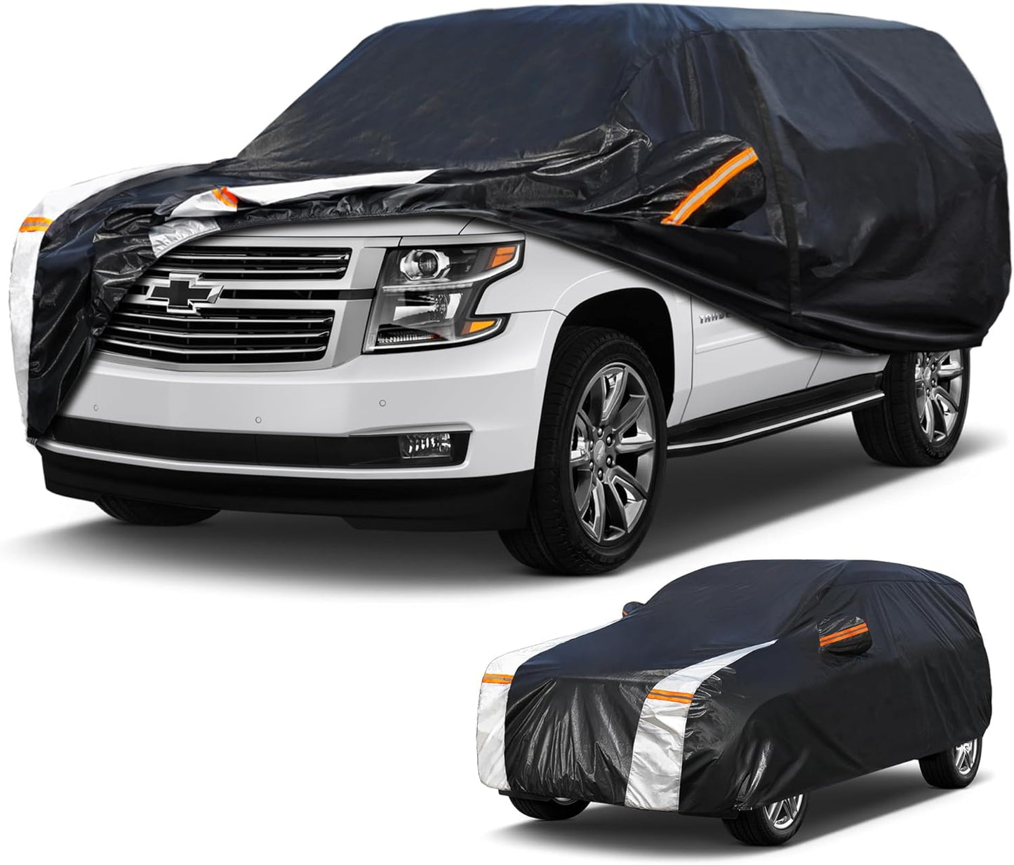 Large SUV Car Cover for Chevrolet Tahoe - 100% Waterproof Protection