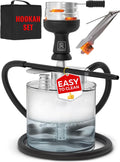 Portable Hookah Set with Everything - Compact Travel Hookah Kit
