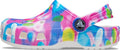 Crocs Kids' Classic Tie Dye Clogs - Groovy Comfort for Active Kids