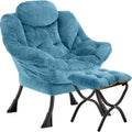 Lazy Chair with Folding Ottoman for Living Room and Office