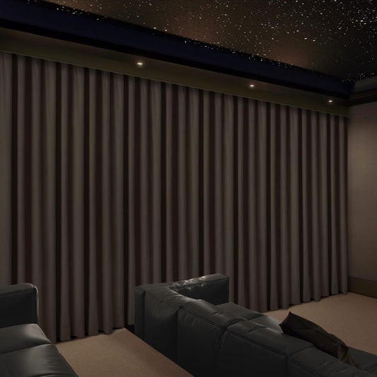 100% Blackout Velvet Theater Curtain by Macochico