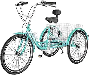 LILYPELLE Adult Tricycle 7 Speed for Comfortable Riding