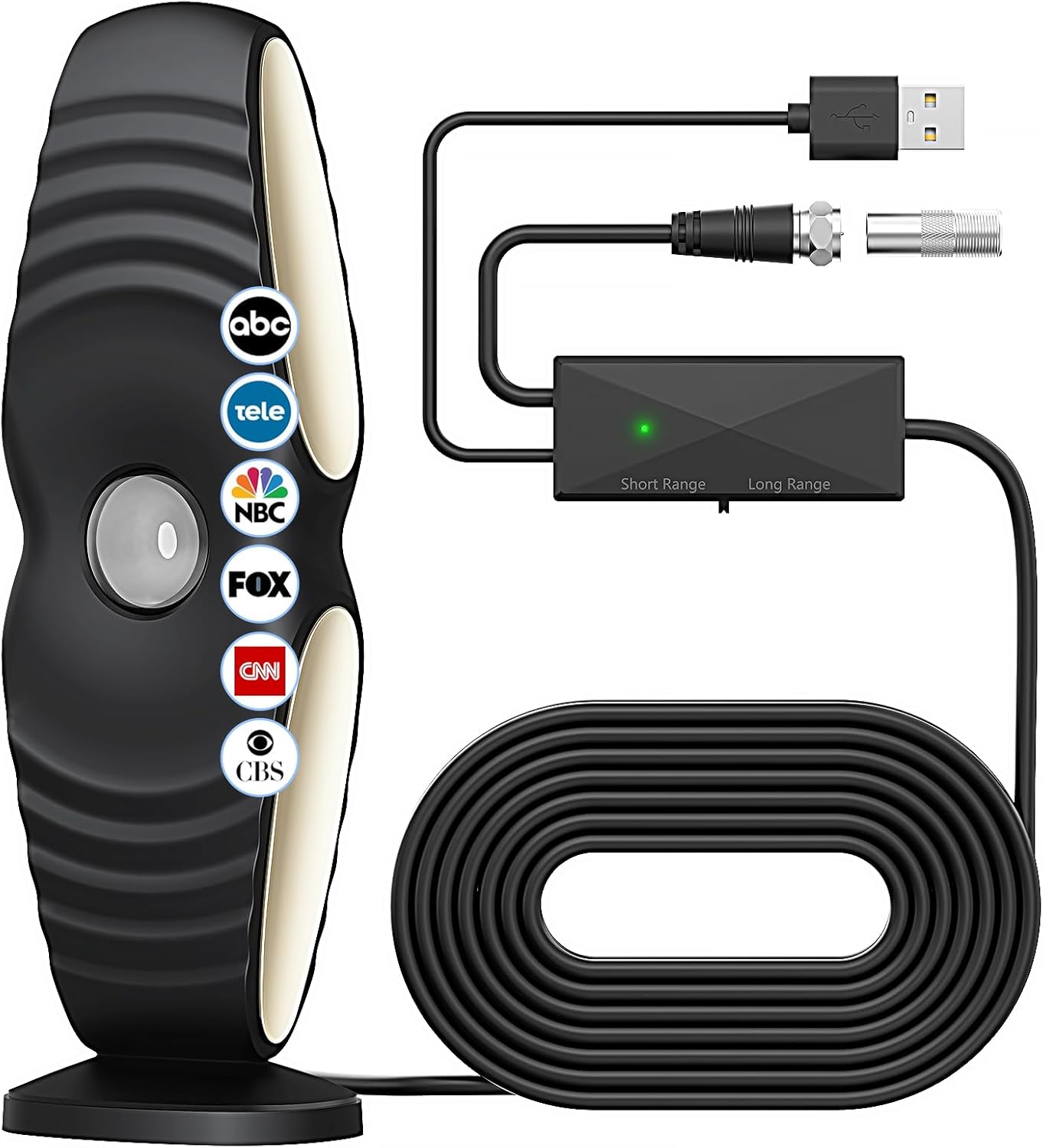 2025 TV Antenna for Smart TV Indoor Long Range HD Reception