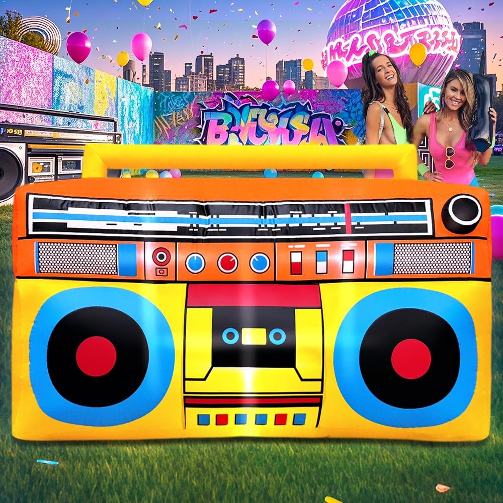 80fts 90fts Party Decoration 5FT Inflatable Radio Boombox Fun