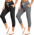 SPECIALMAGIC Women Sweatpants Capri Cropped Jogger - Comfortable Fit
