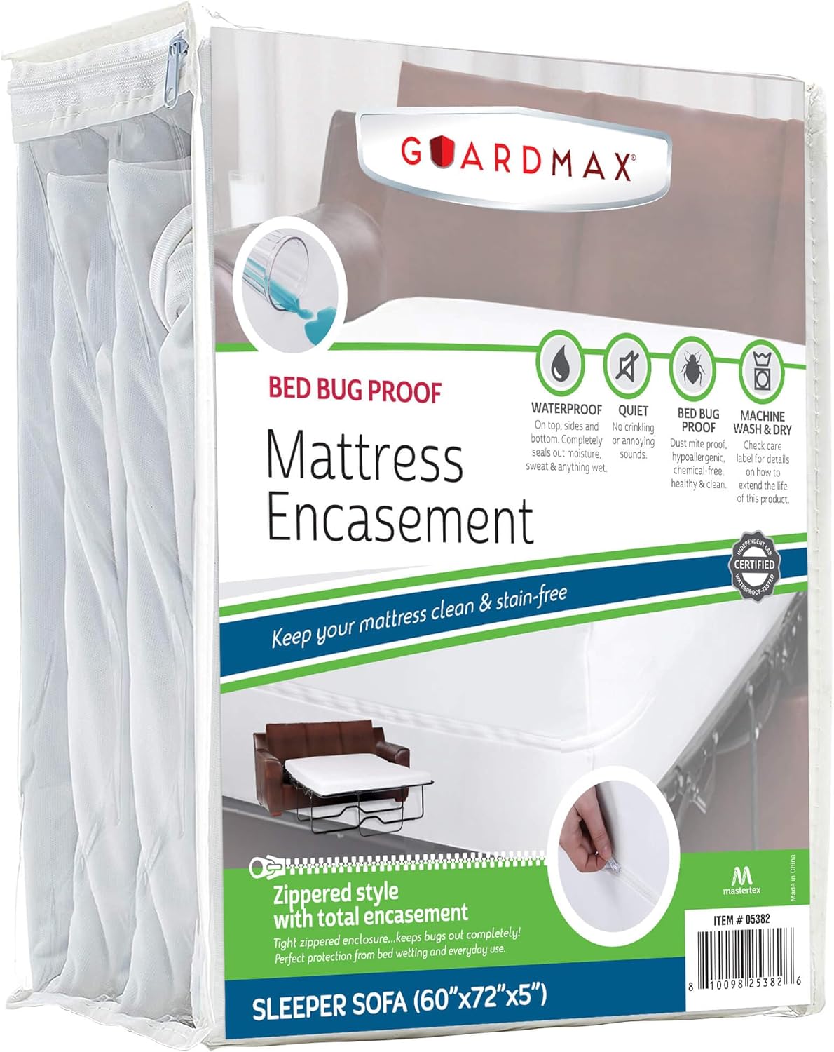 Guardmax Jersey Knitted Sleeper Sofa Mattress Encasement Review