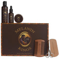 Melanin Kings Beard Grooming Kit for Men - Hydrate, Soften, Shape