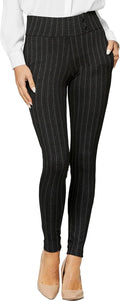 Conceited Stretch Slacks for Women - Slim High-Rise Work Pants look