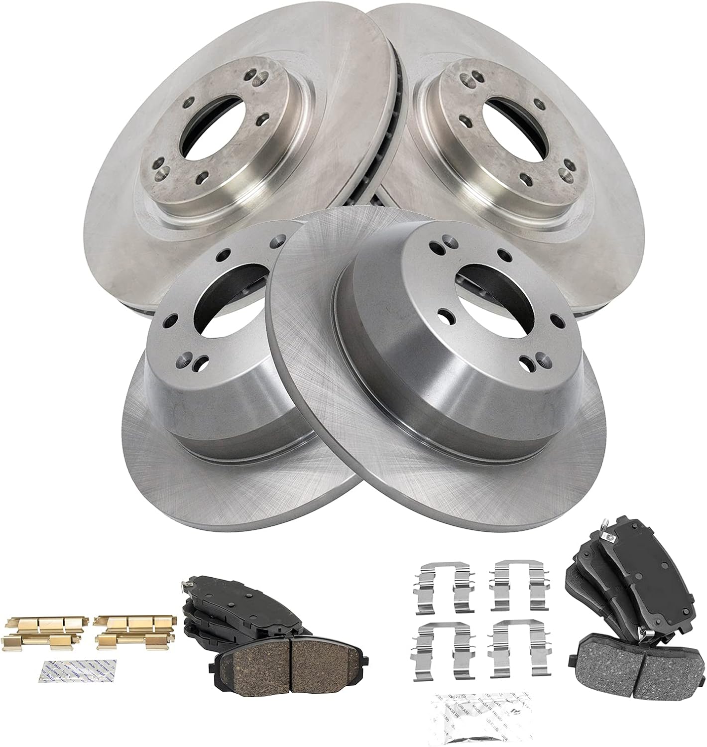 TRQ Brake Pad & Rotor Kit for 2015-2020 Kia Sedona - Quality Parts
