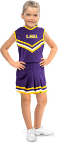 Little King NCAA Toddler Girls Cheer Dress for Team Spirit
