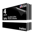 Trotec TroLase 12in x 20in 2-Ply Black/White Acrylic Sheet - Laser