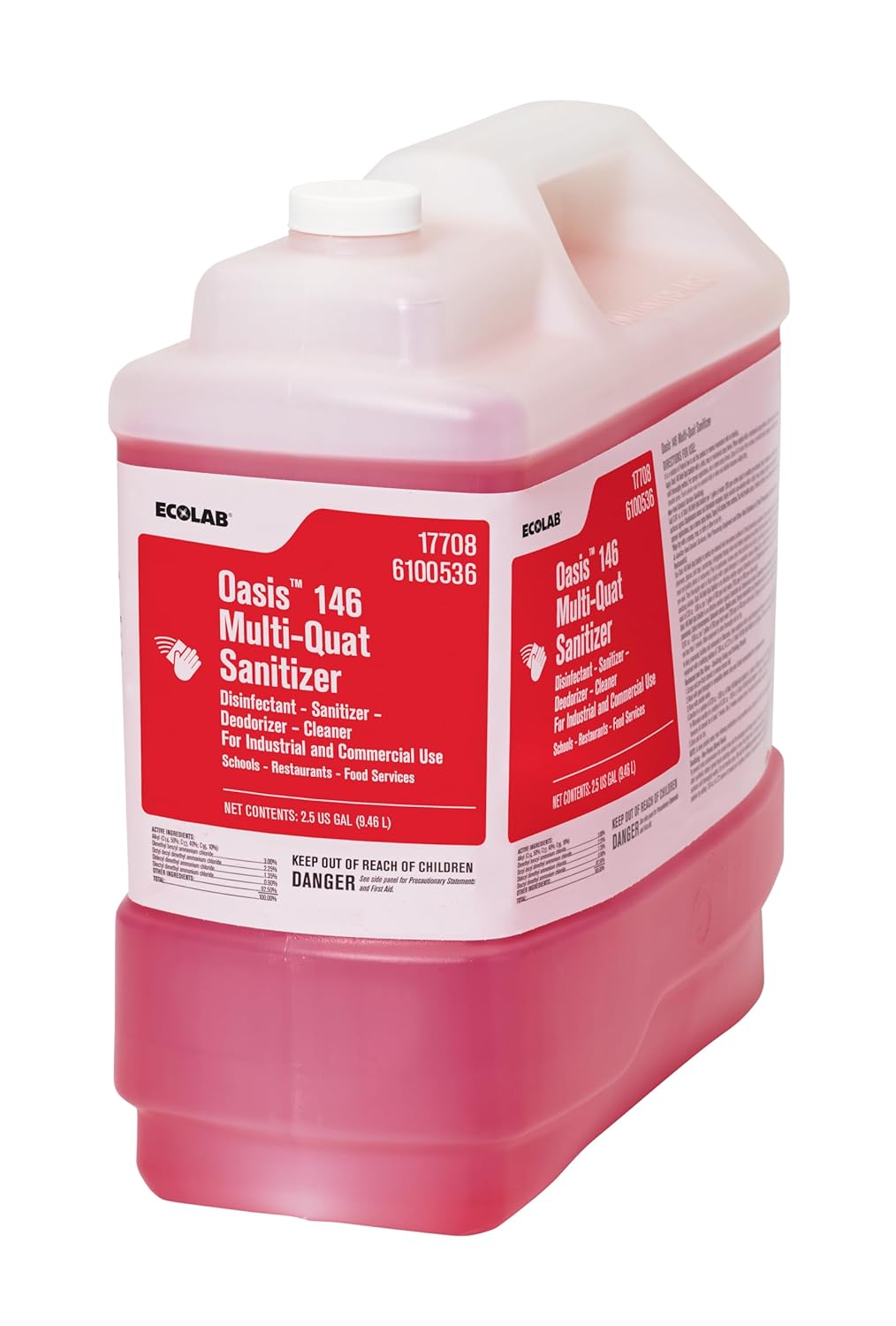 Ecolab Oasis 146 Multi-Quat Sanitizer for Effective Cleaning