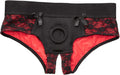 CalExotics Scandal Crotchless Pegging Panty Set - Supportive Fit