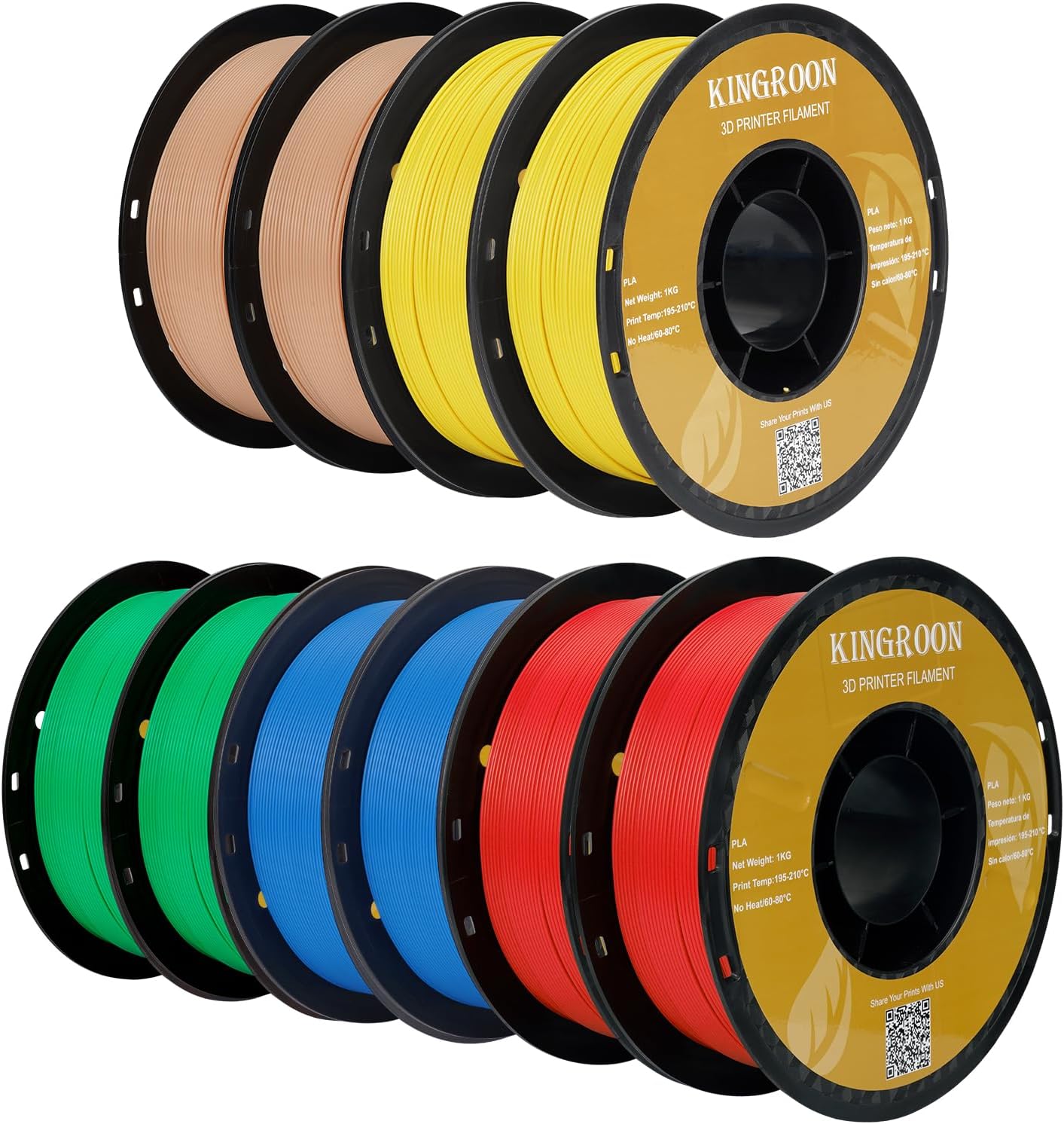 Kingroon PLA 3D Printer Filament for Superior Printing Quality