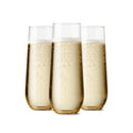 TOSSWARE POP 9oz Flute Champagne Glasses - Recyclable, Unbreakable
