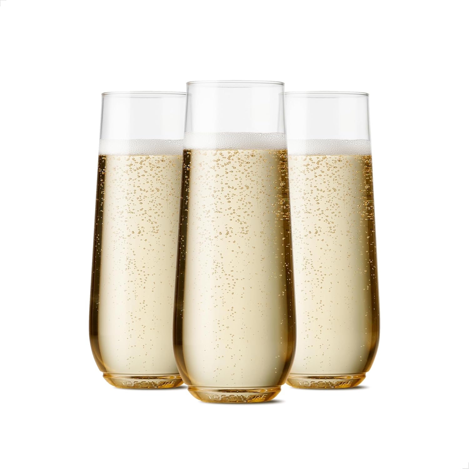TOSSWARE POP 9oz Flute - Unbreakable Plastic Champagne Glasses