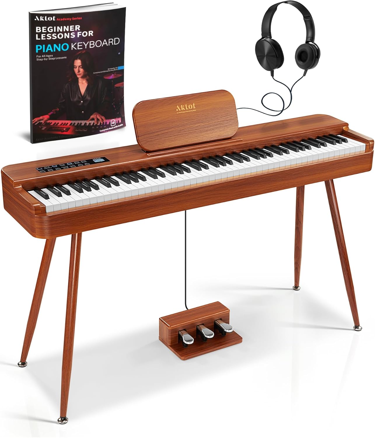 AKLOT Touchscreen Weighted Keyboard Piano: Authentic Feel