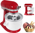2-Quart Ice Cream Maker Attachment for Kitchenaid Stand Mixer - Turn Your Mixer Into a Gelato Master!