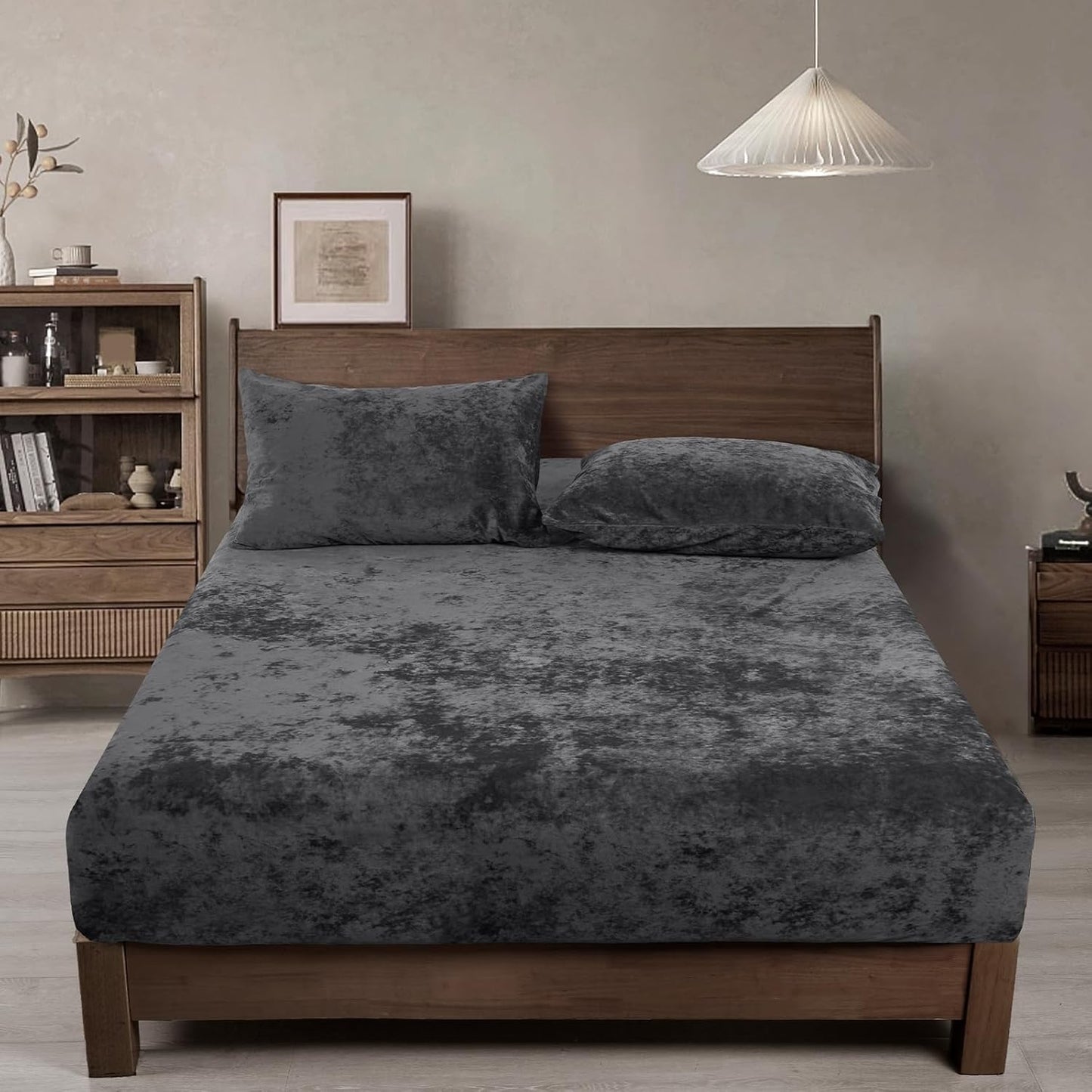 PHF Truly Velvet Fitted Sheet Full Size for Ultimate Comfort