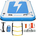 Inflatable Floating Dock Platform - Stable Non-Slip Water Mat