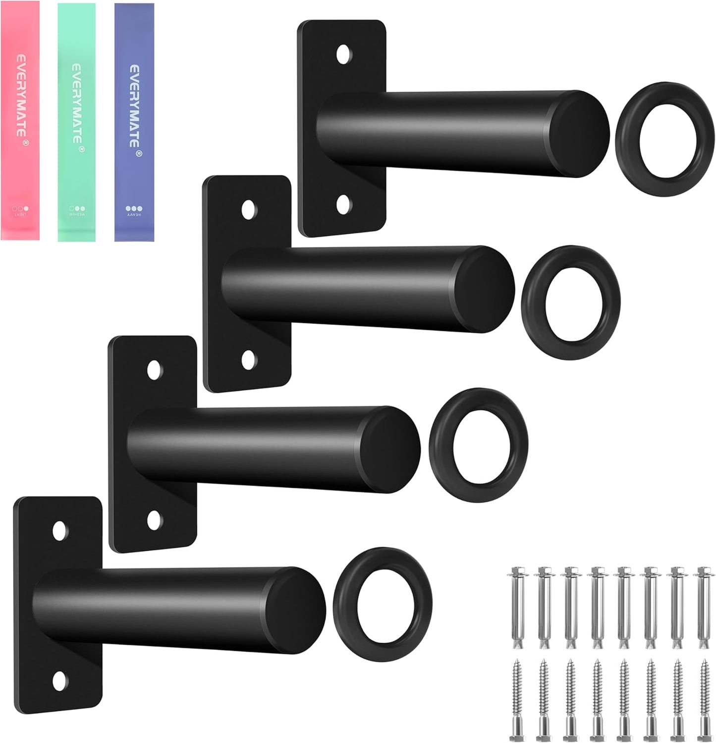 Weight Plate Holder for Olympic Plates - Space Saving Design