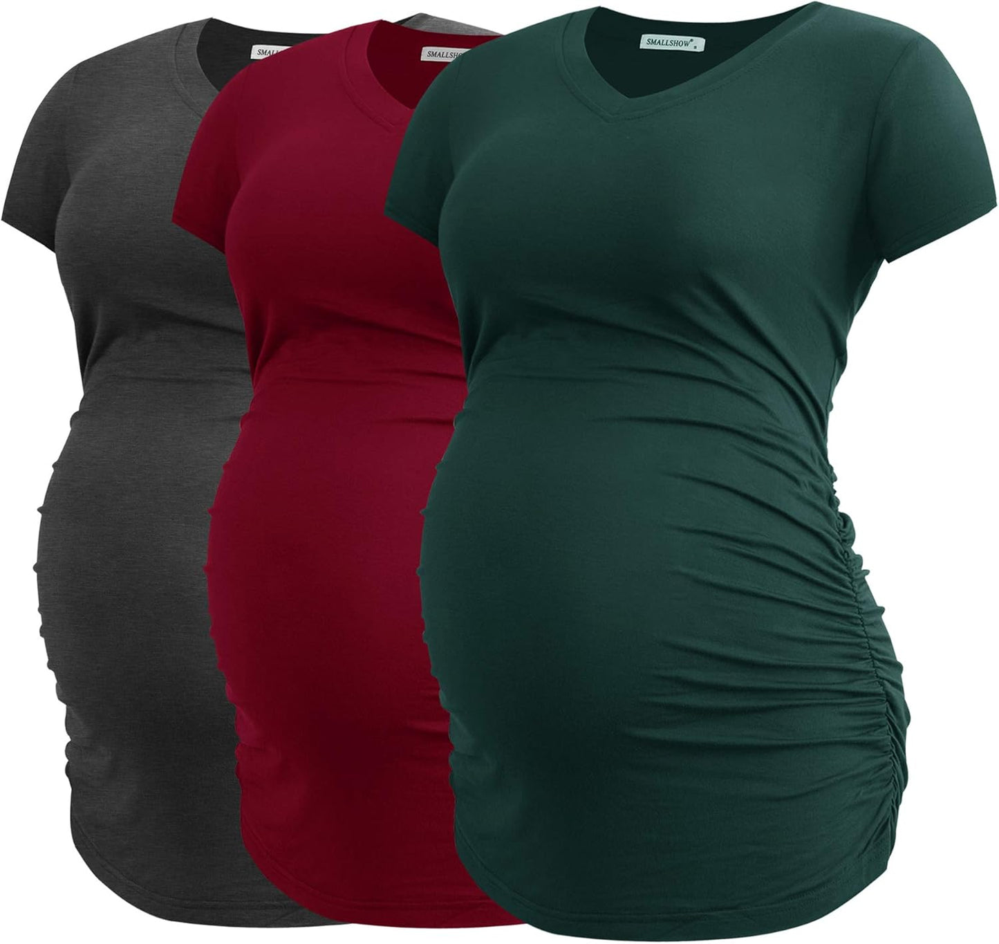 Smallshow Women's V Neck Maternity Clothes for Stylish Moms