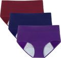 POKARLA Women's High Absorbency Period Cotton Underwear - Heavy Flow