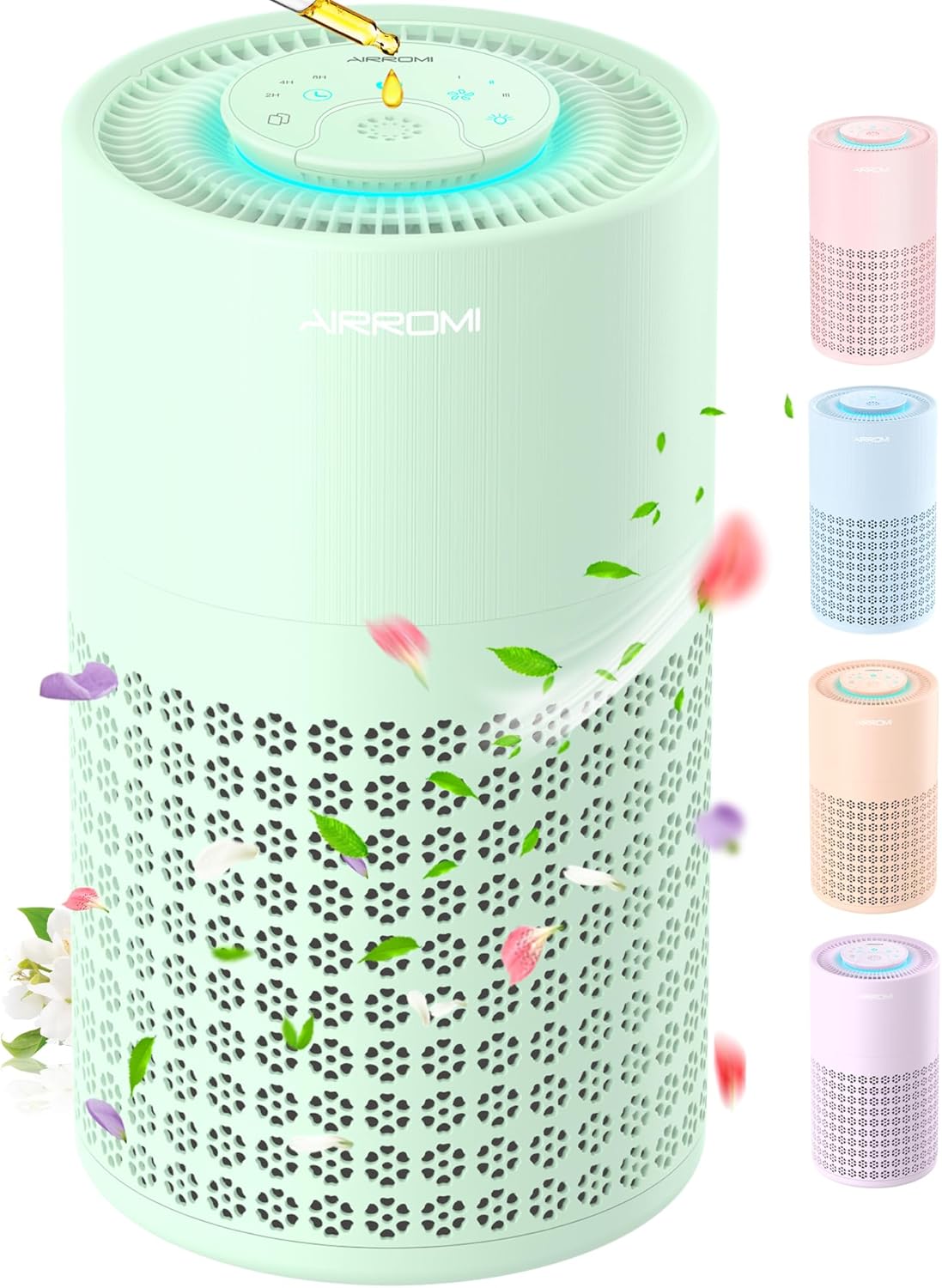 AIRROMI Air Purifier for Bedroom with HEPA Filter and Aromatherapy