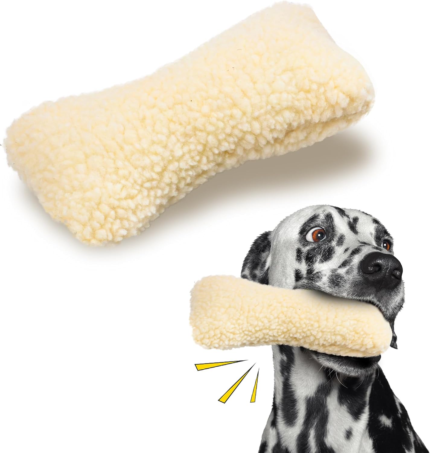 Calming Squeaker Dog Toy - Super Soft Fleece