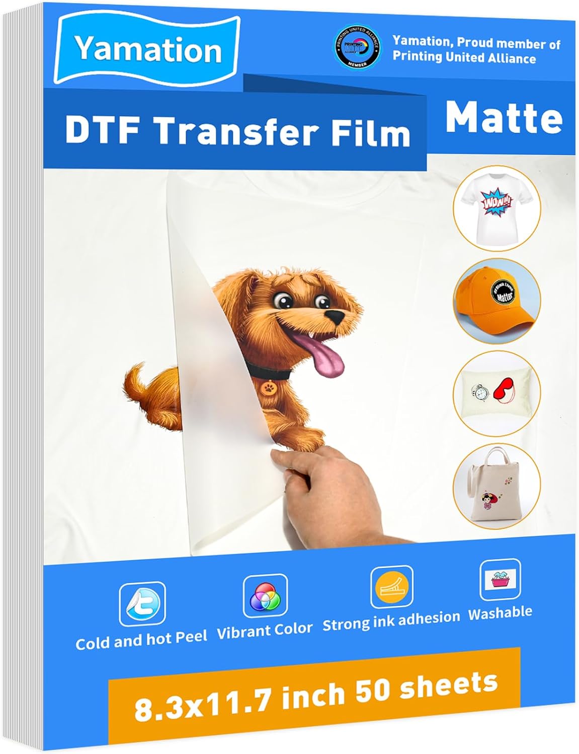 Yamation Premium DTF Transfer Film: Direct-to-T-Shirts Magic