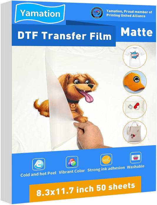 Yamation Premium DTF Transfer Film: Direct-to-T-Shirts Magic
