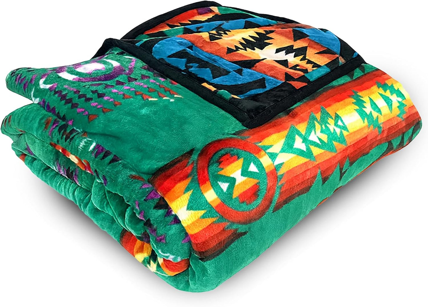 Vibrant Aztec Fleece Blanket for Cozy Home Decor and Comfort