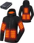Heated Jacket Fleece with 12V 18400mAh Battery Pack - All-Area Warmth