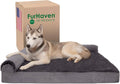 Memory Foam Dog Bed for Large Dogs - Plush L Chaise, Jumbo XL