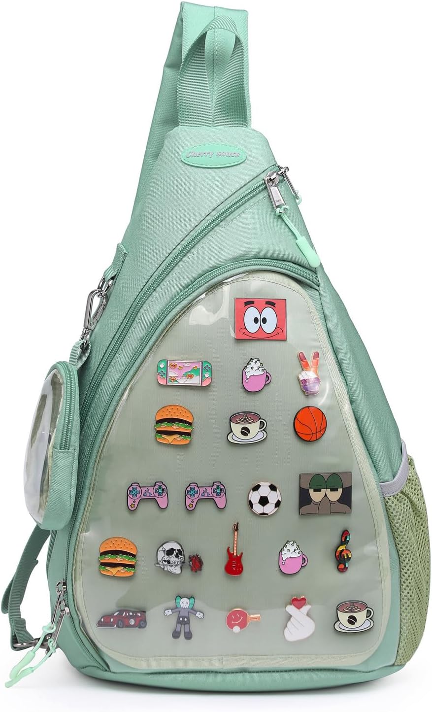 Kawaii Ita Bag for Pins Display - Stylish Oxford Backpack