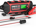 GOOLOO 10-Amp Car Battery Charger Maintainer - Fast, Smart Charging