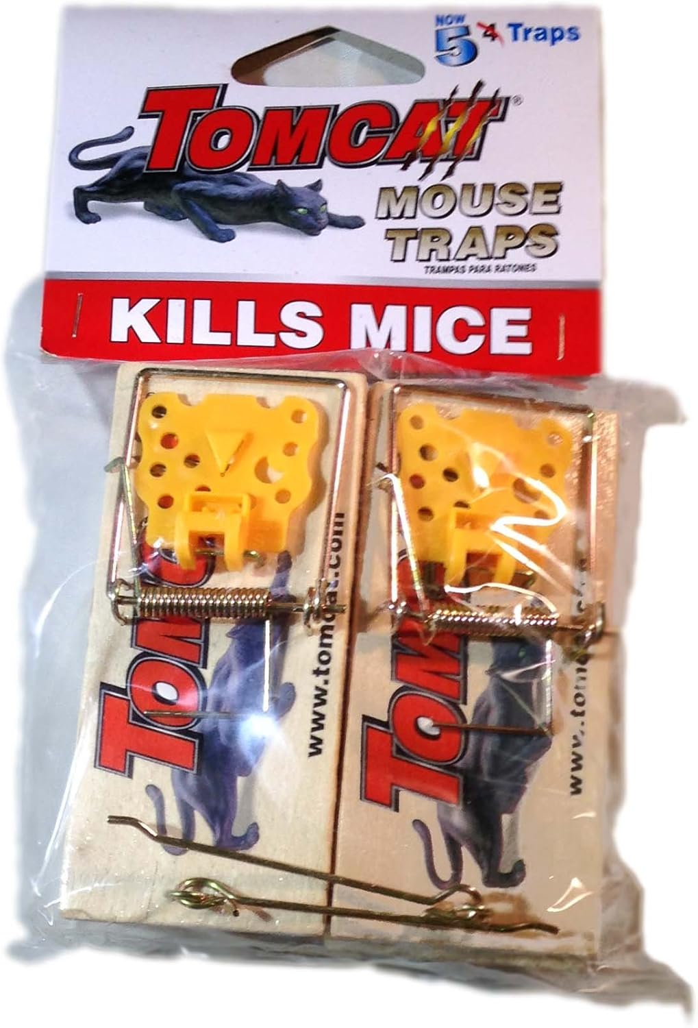 Efficient Mouse Control: Tomcat 5-Pack Wooden Traps