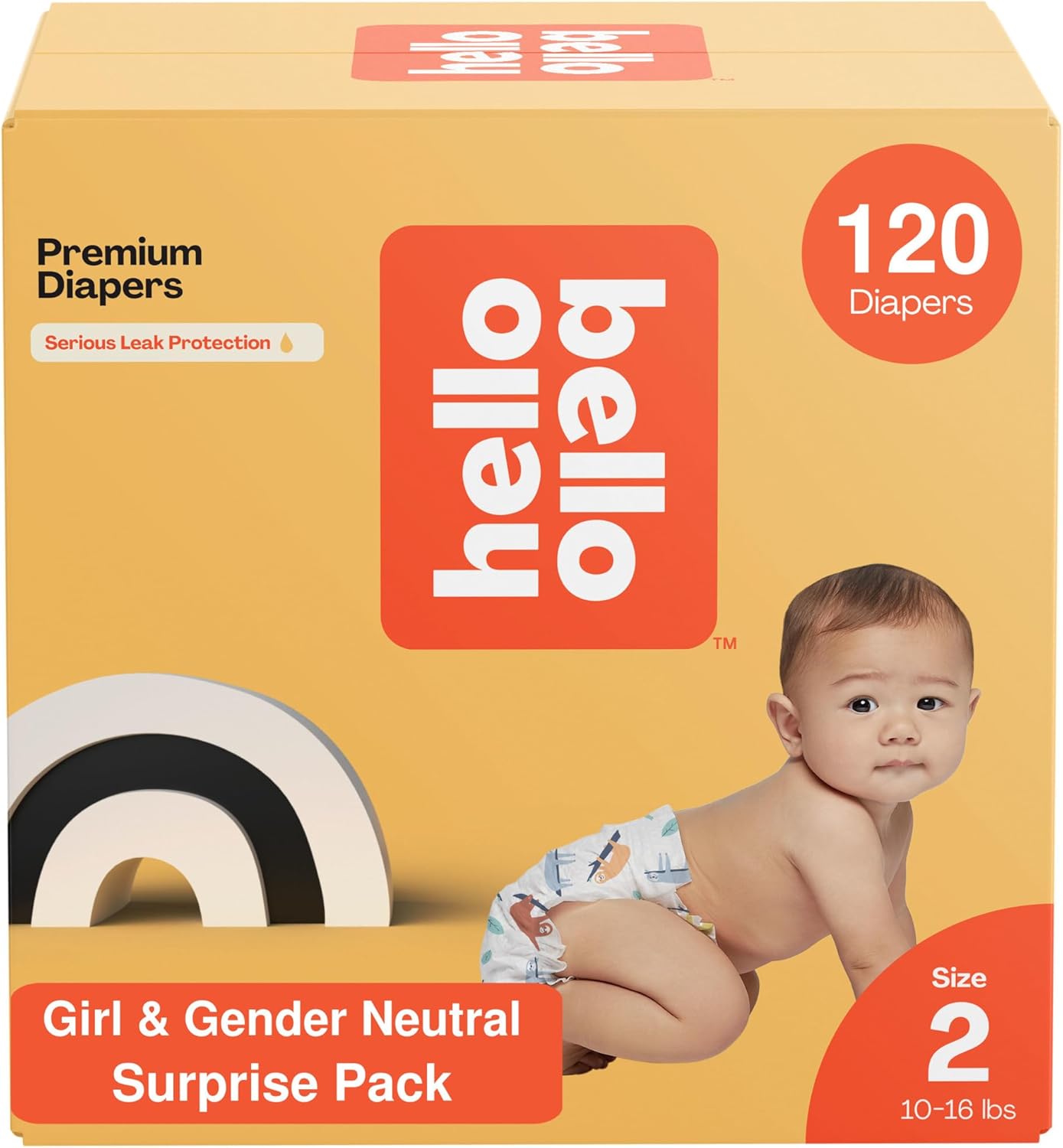 Hello Bello Diapers Size 2 Surprise Pack for Girls 120 Count
