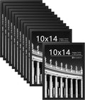 Picrit 10x14 Picture Frame Set of 12 - Versatile Wall or Table Display