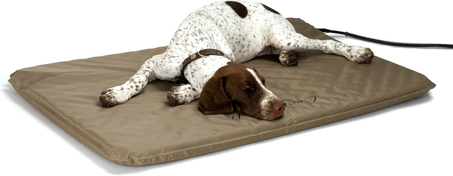 Large Heated Pet Bed - Orthopedic Comfort