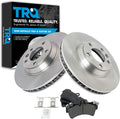 TRQ Front Brake Pad & Rotor Kit for Audi Q7 Cayenne Touareg - Direct